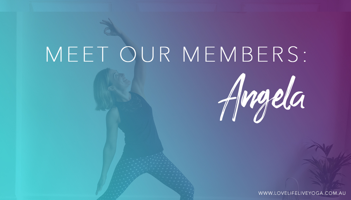 Angela: I love yoga challenge